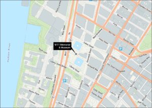 911 Memorial Museum Map