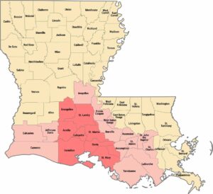 Acadiana Map