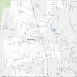 Map of Adelanto, California - US Maps