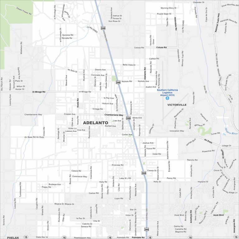 Adelanto Map California