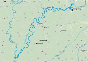 Alabama River Map