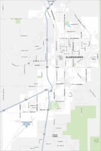 Alamogordo Map New Mexico