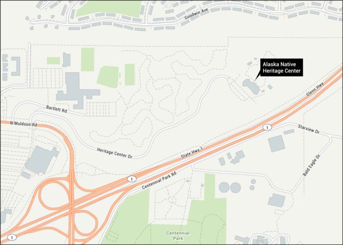 Alaska Native Heritage Center Map