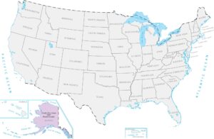 Alaska Purchase 1867 Map