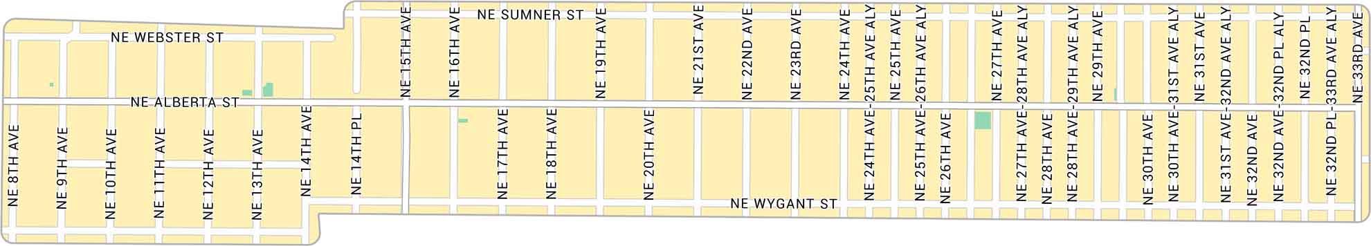Alberta Arts District Map Portland