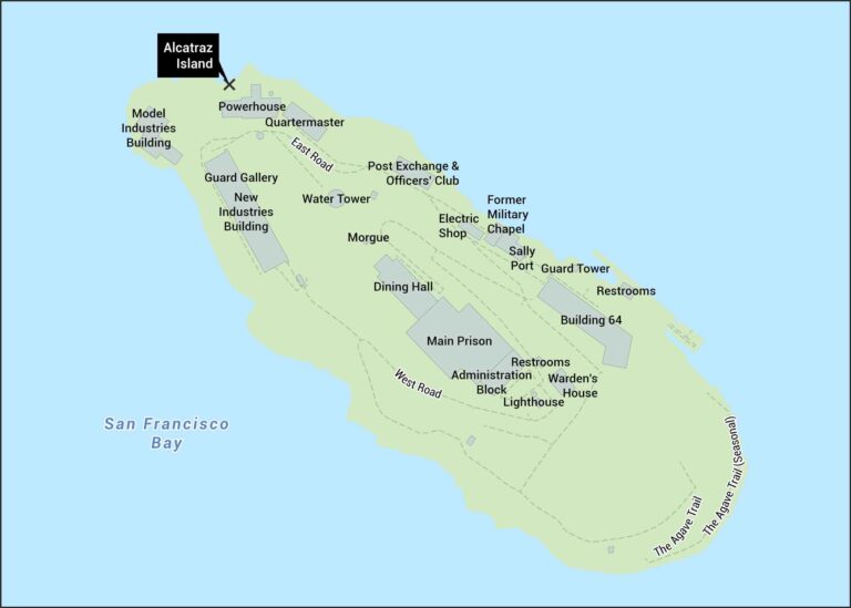 Alcatraz Map
