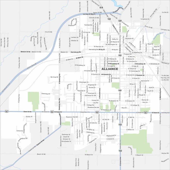 Alliance Map Ohio