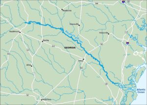 Altamaha River Map
