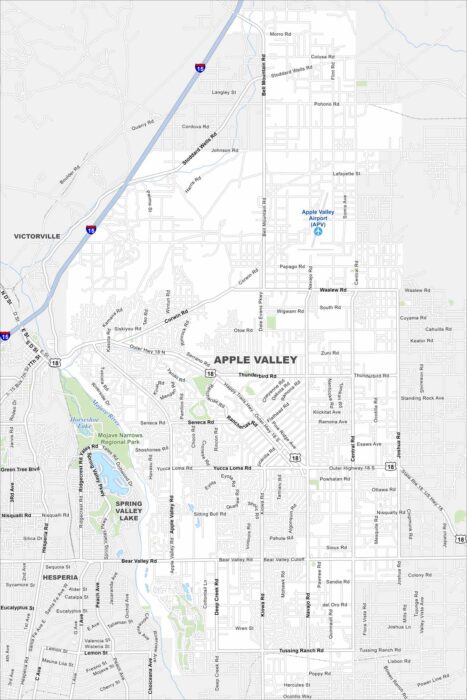 Apple Valley Map California