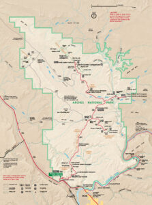 Arches National Park Map