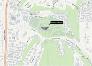 Arizona Biltmore Map