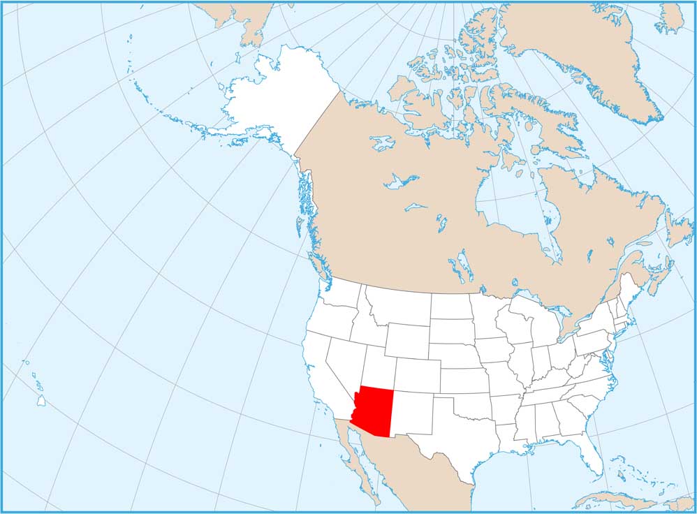 Arizona Location Map