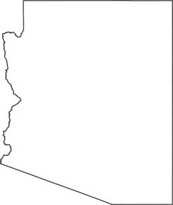 Arizona Outline Map