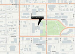 Arizona State Capitol Map