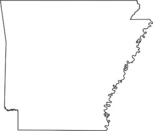 Arkansas Outline Map