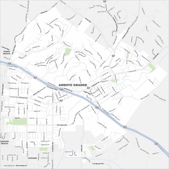 Arroyo Grande Map California