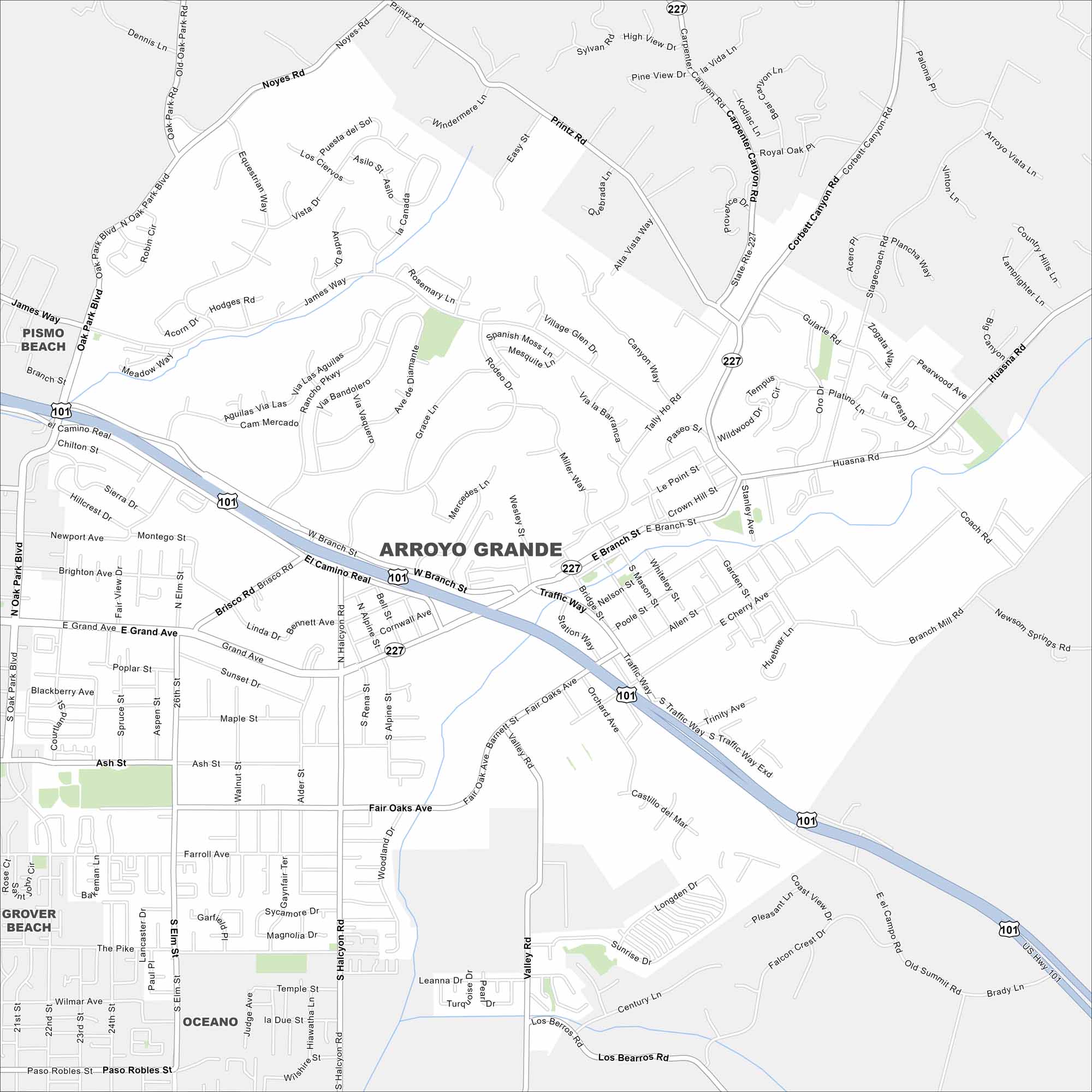 Arroyo Grande Map California
