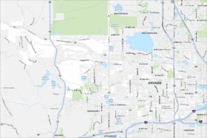 Arvada Map Colorado