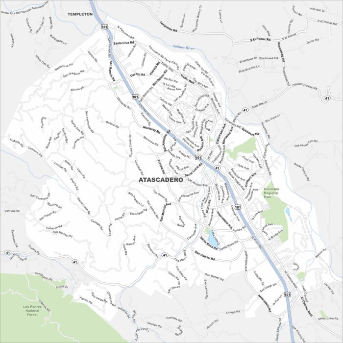 Atascadero Map California