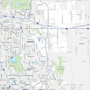 Aurora Map Colorado