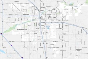 Bakersfield Map California