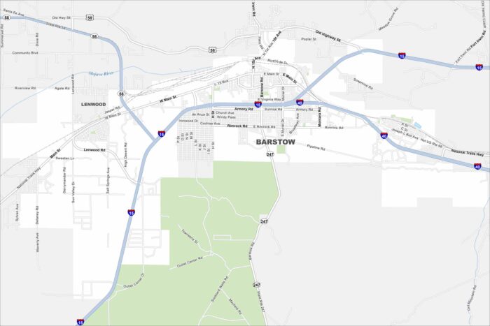 Barstow Map California