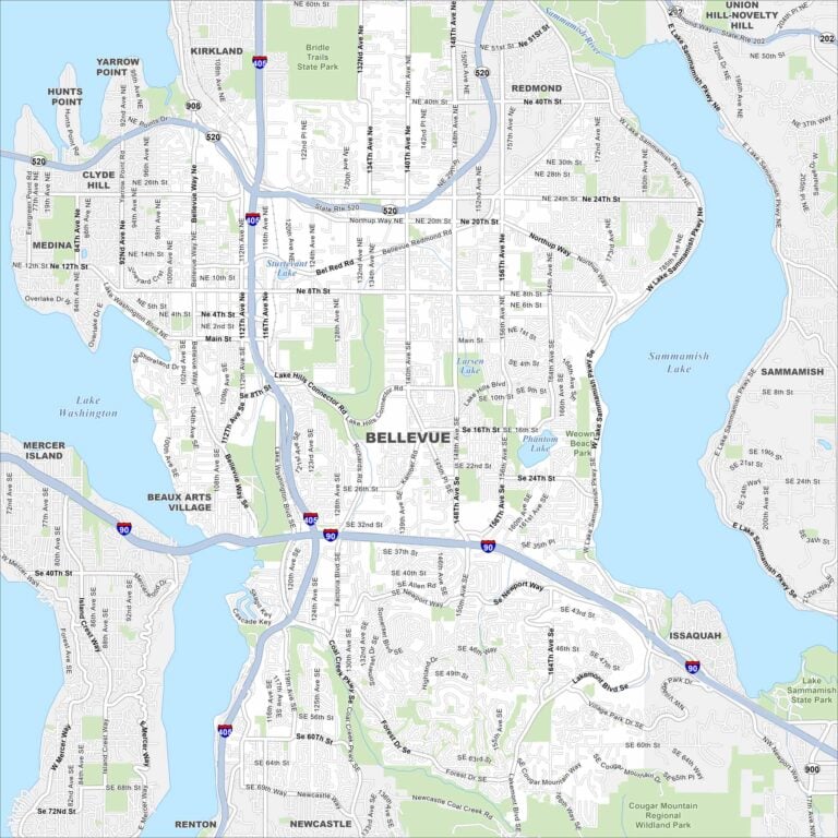 Map of Pullman, Washington - US Maps