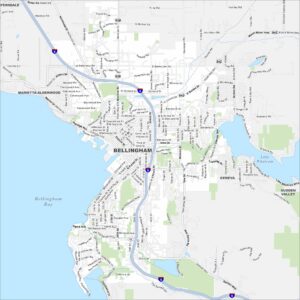 Bellingham Map Washington