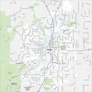 Bend Map Oregon