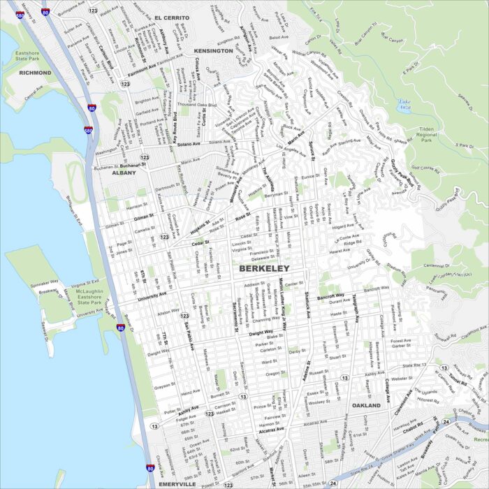 Berkeley Map California