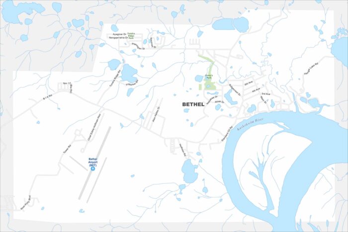 Bethel Map Alaska