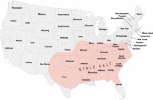 Bible Belt Map