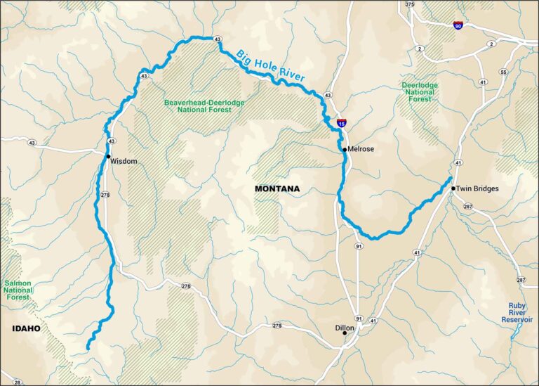 Big Hole River Map