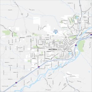 Billings Map Montana