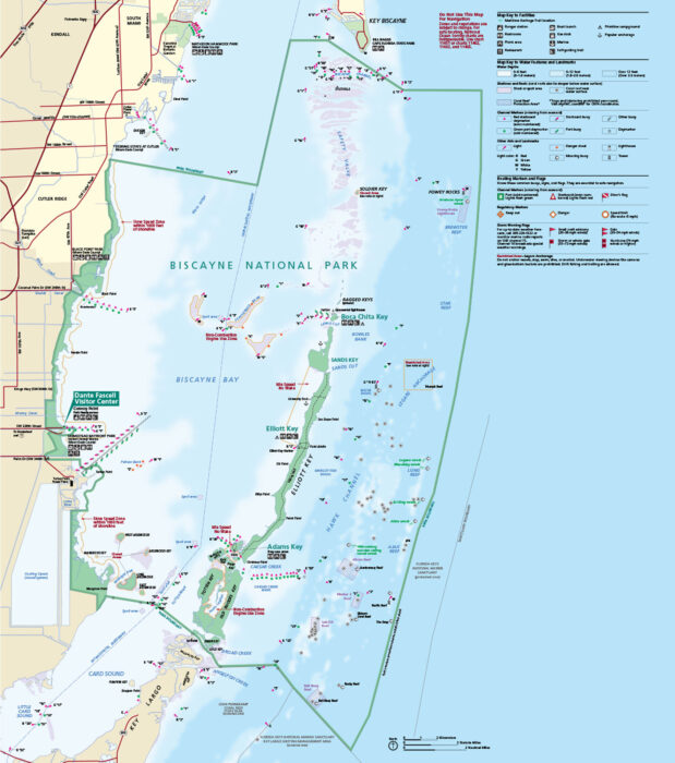 Biscayne National Park Map