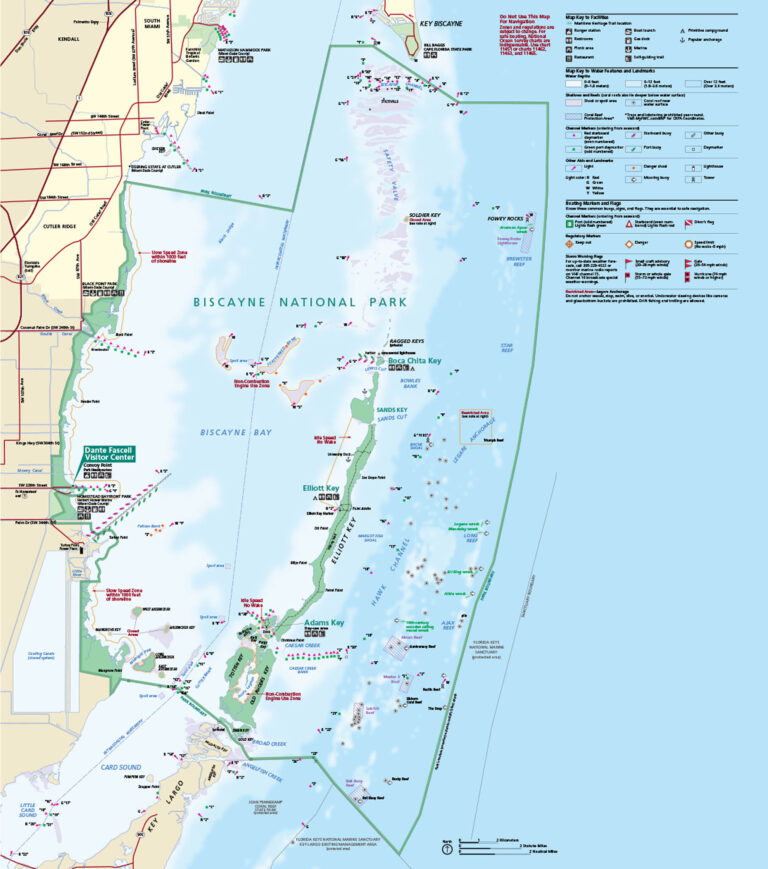 Biscayne National Park Map