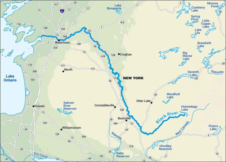 Black River Map