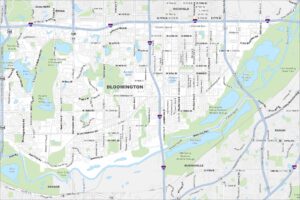 Bloomington Map Minnesota