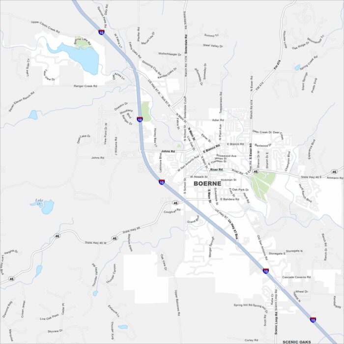 Boerne Map Texas