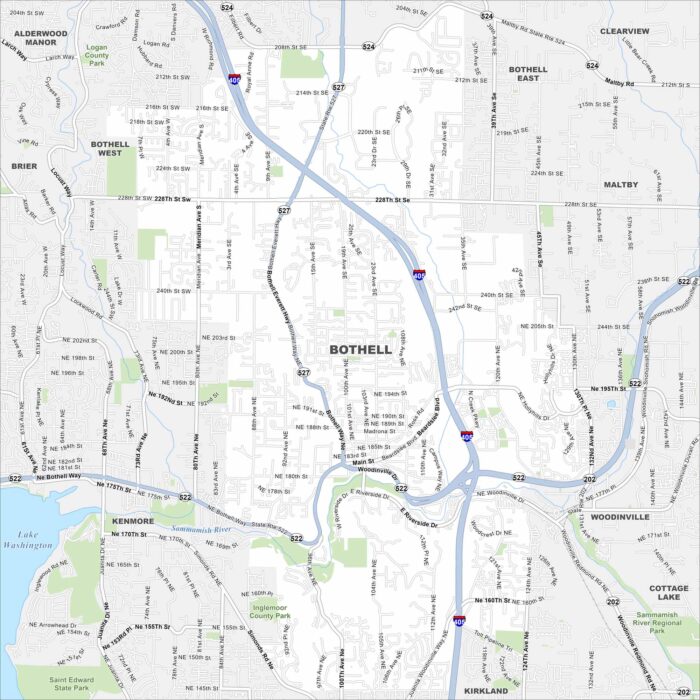 Bothell Map Washington