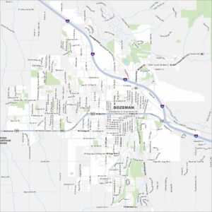 Bozeman Map Montana