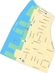 Brooklyn Heights Map New York