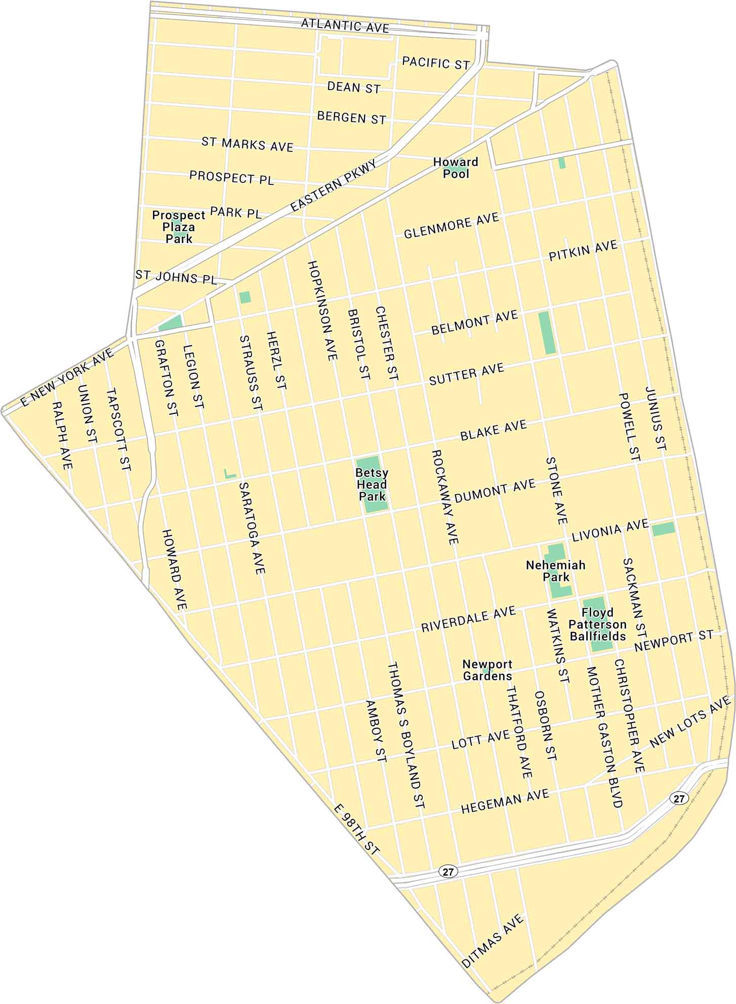 Brownsville Map New York