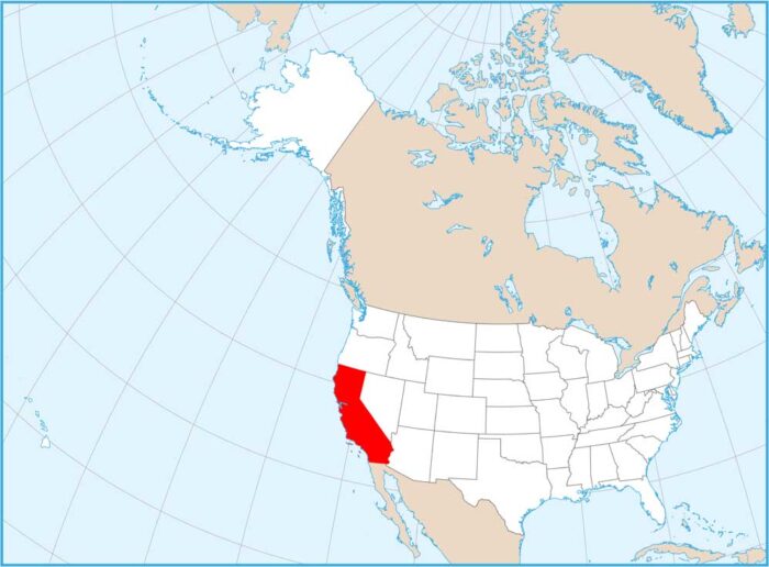 California Lakes and Rivers Map - US Maps