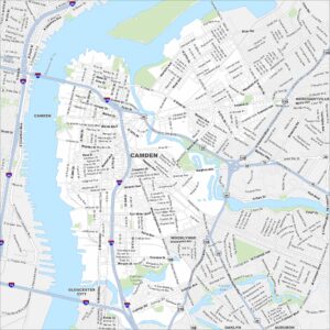Camden Map New Jersey