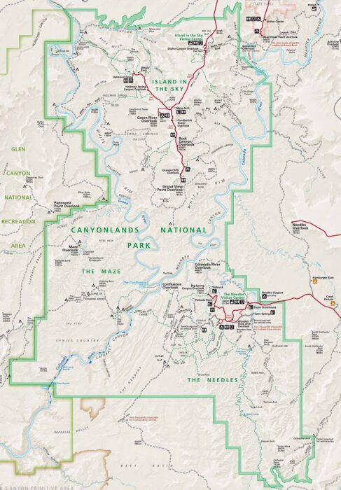 Canyonlands National Park Map