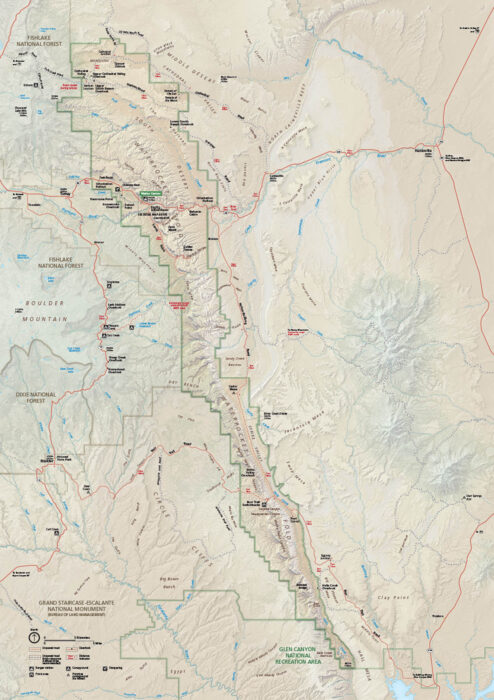Capitol Reef National Park Map