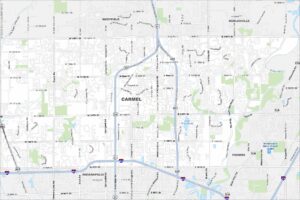 Carmel Map Indiana