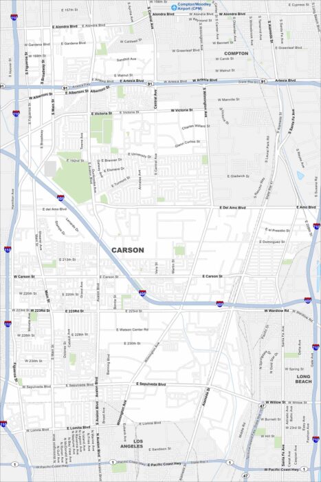 Carson Map California