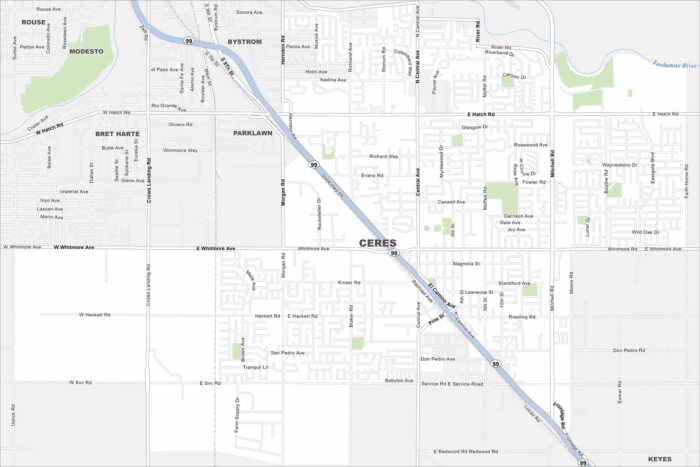 Ceres Map California